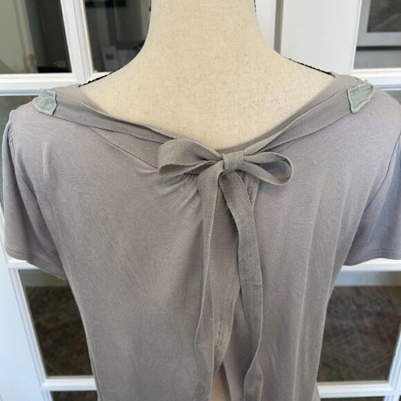 Bluheaven by UMGEE Gray/Blue Embellished Open Back Knit Top - Small - Picture 4 of 10